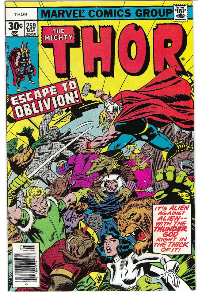 The Mighty Thor #259 : 1977 : Marvel Comics : F/VF