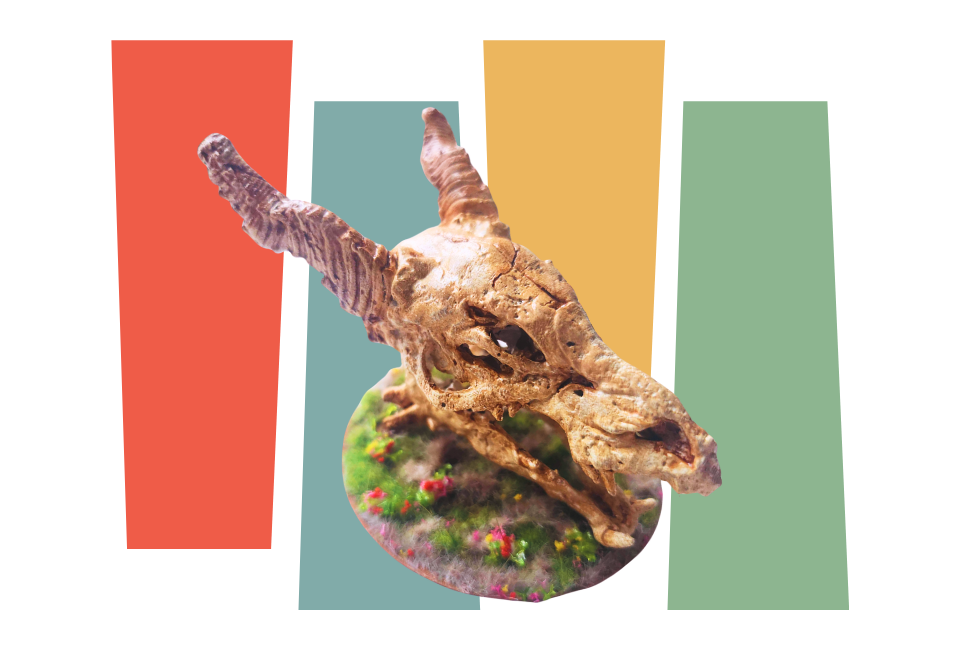 Dragon Skull - Hand-Painted Figure