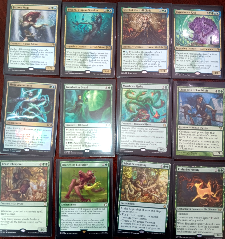 MTG - Zimone, Paradox Sculptor : Custom Commander Deck :* FULLY SLEEVED *