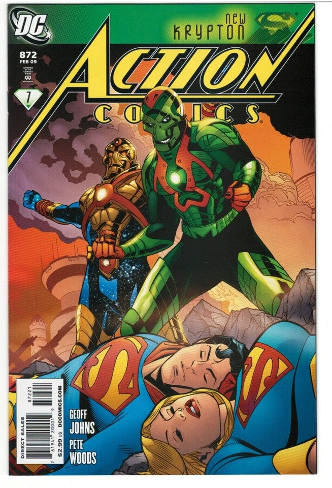 Lot of 8 Action Comics - Issues #667,668,872,1020,1021,1025,1032, Annual #3 1991