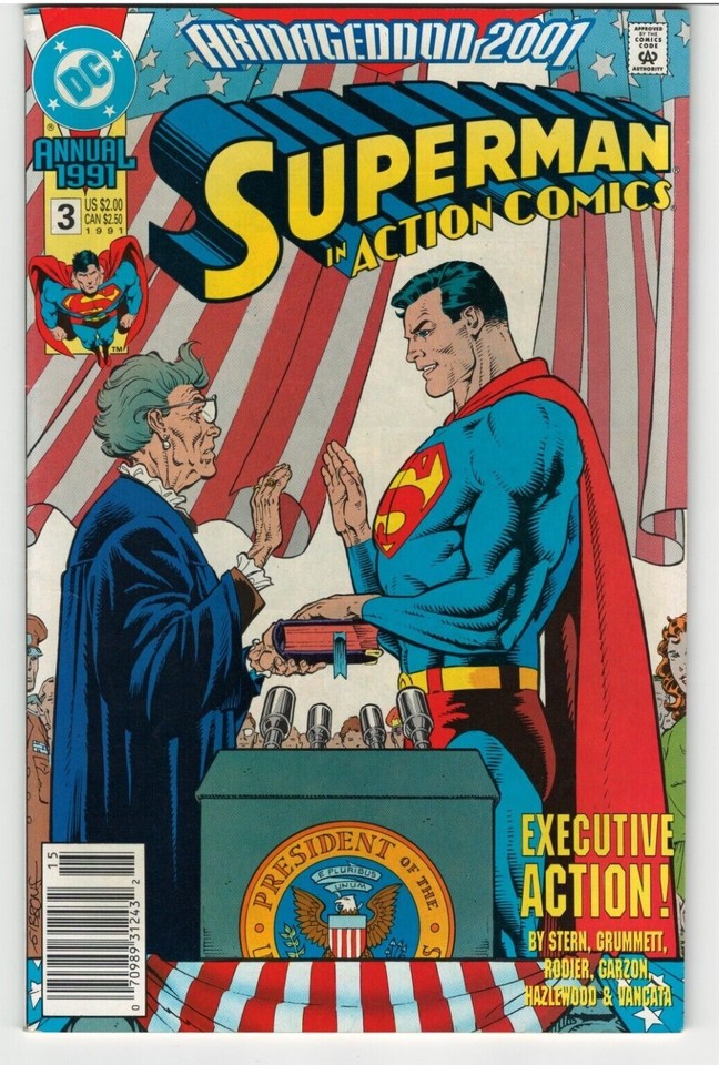 Lot of 8 Action Comics - Issues #667,668,872,1020,1021,1025,1032, Annual #3 1991