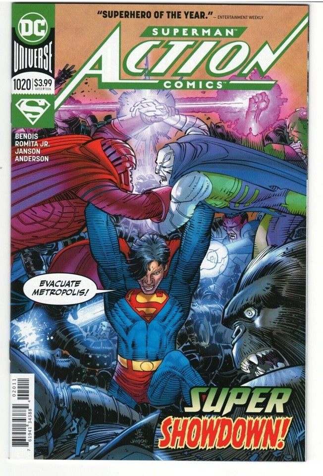 Lot of 8 Action Comics - Issues #667,668,872,1020,1021,1025,1032, Annual #3 1991