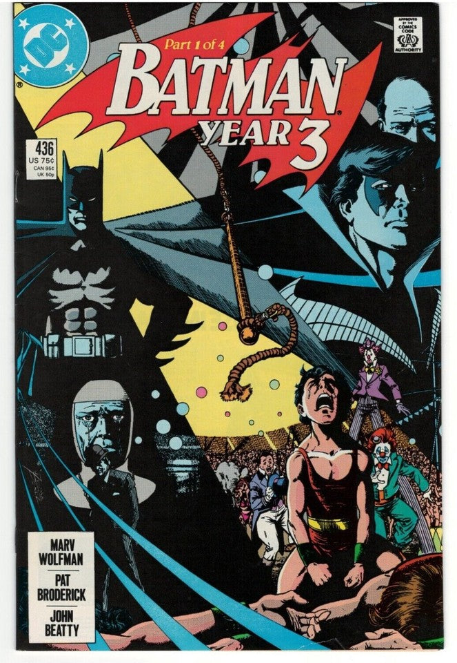 Lot of 8 Batman Comics - Issues #432-439 : Volume 1 1940 Series : DC