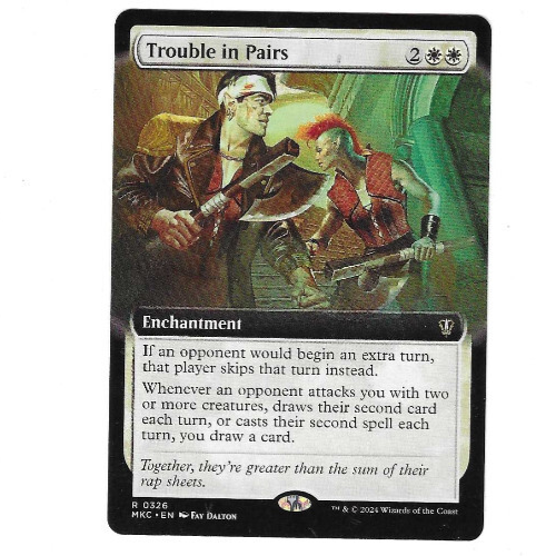 MTG : Trouble in Pairs -Extended Art : Murders at Karlov Manor Regular-Commander