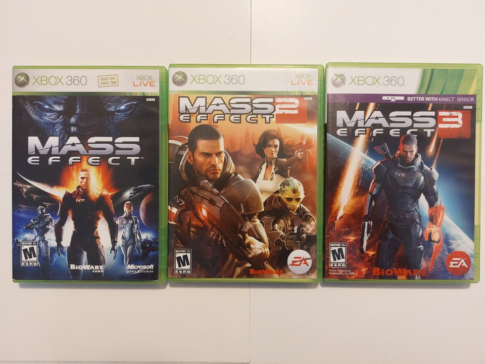 Mass Effect Trilogy (1, 2, and 3) for Xbox 360 -