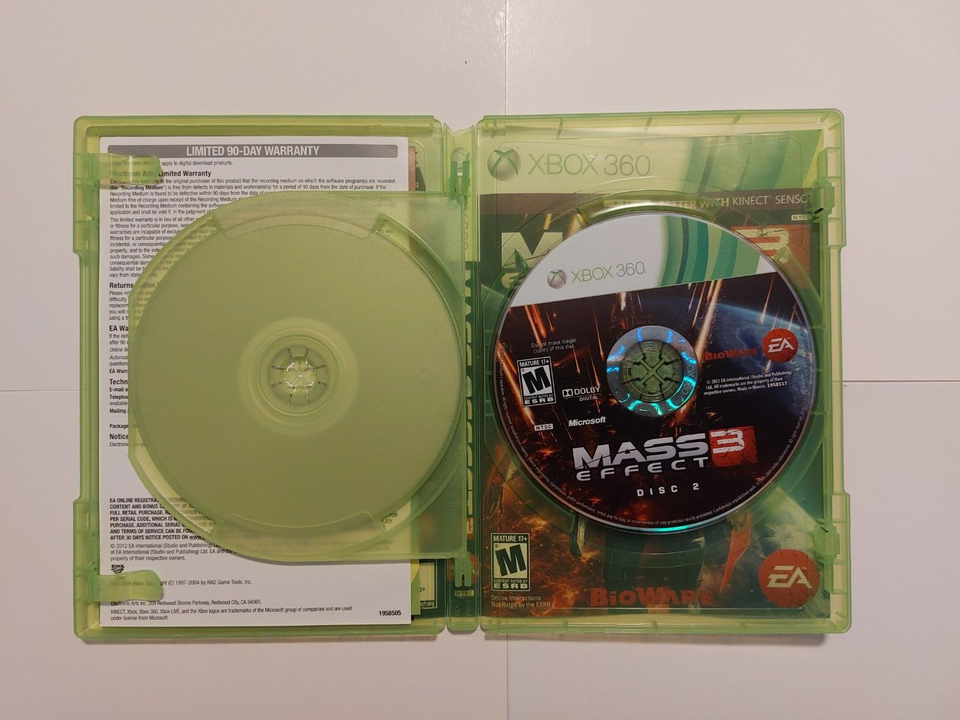 Mass Effect Trilogy (1, 2, and 3) for Xbox 360 -