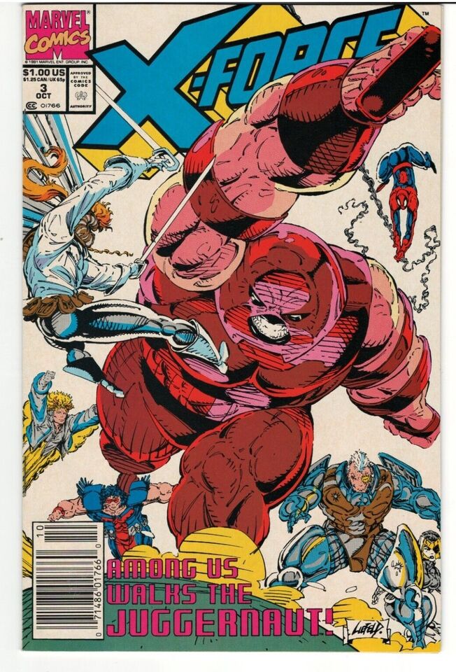 Lot of 8 X-Force Comics : MARVEL : Issues #1,3,5,14,20,21,24 & 89