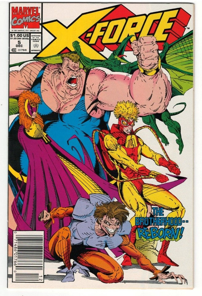 Lot of 8 X-Force Comics : MARVEL : Issues #1,3,5,14,20,21,24 & 89
