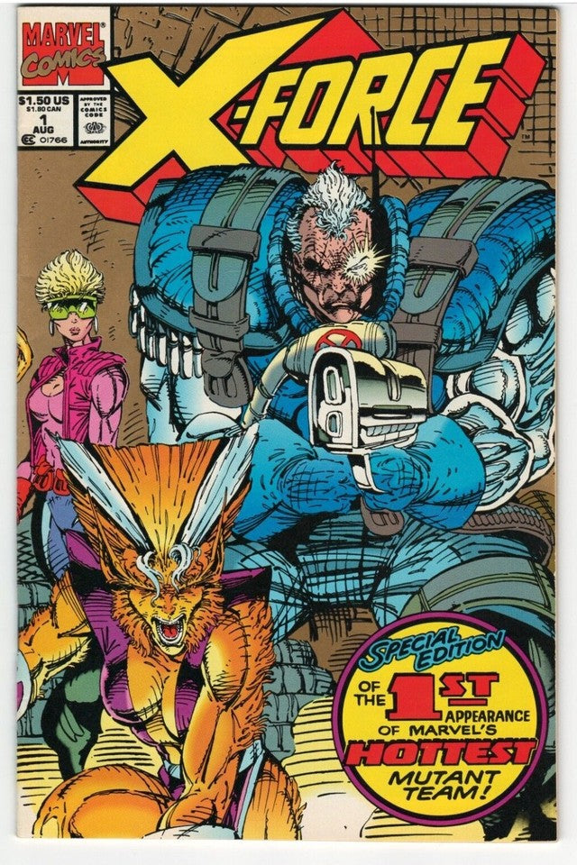Lot of 8 X-Force Comics : MARVEL : Issues #1,3,5,14,20,21,24 & 89