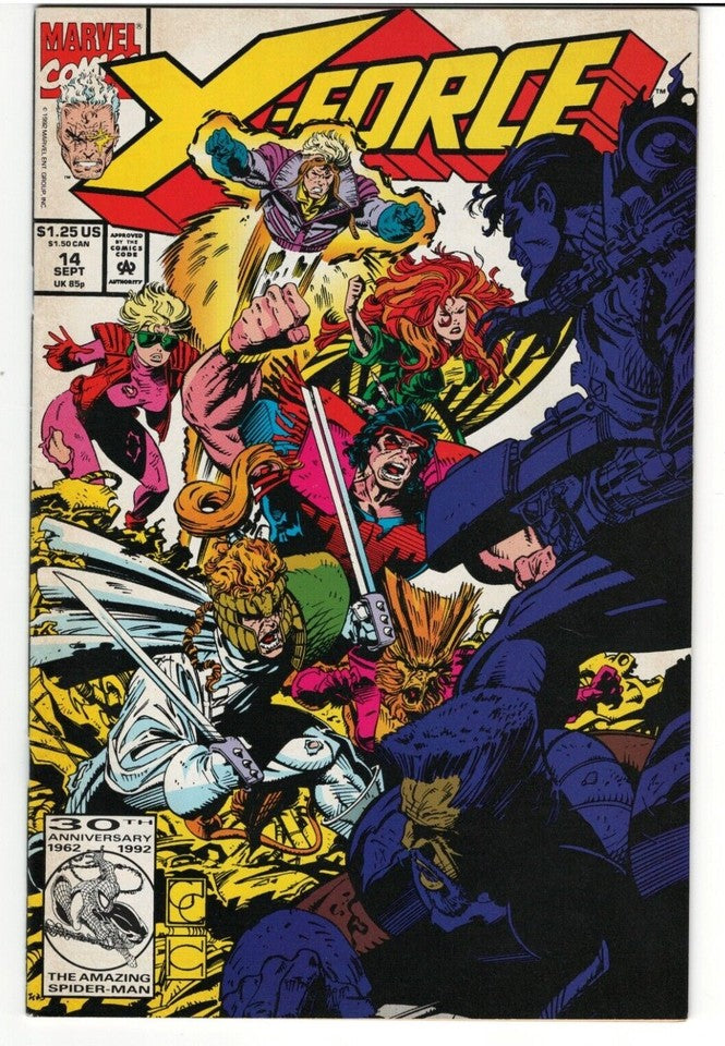 Lot of 8 X-Force Comics : MARVEL : Issues #1,3,5,14,20,21,24 & 89