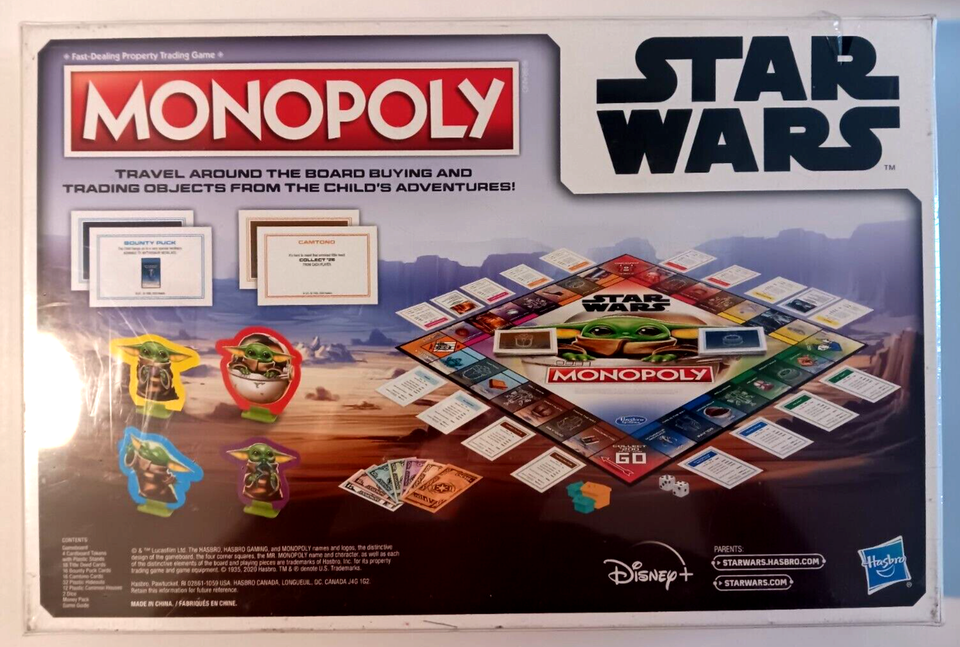 Star Wars Monopoly *NIB* -- Baby Yoda -- Hasbro - Disney -