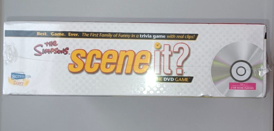 THE SIMPSONS Scene It? DELUXE DVD Board Game : NIB : Trivia Game :2009: MATTEL