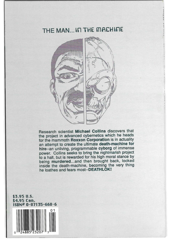 Deathlok - Book 1 of 4 The Brains Of The Outfit : 1990 : MARVEL : VF/NM