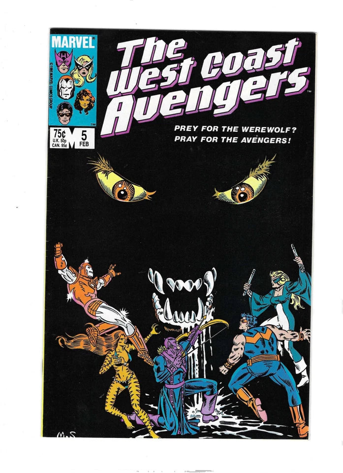 The West Coast Avengers #5: Marvel: 1986: VF