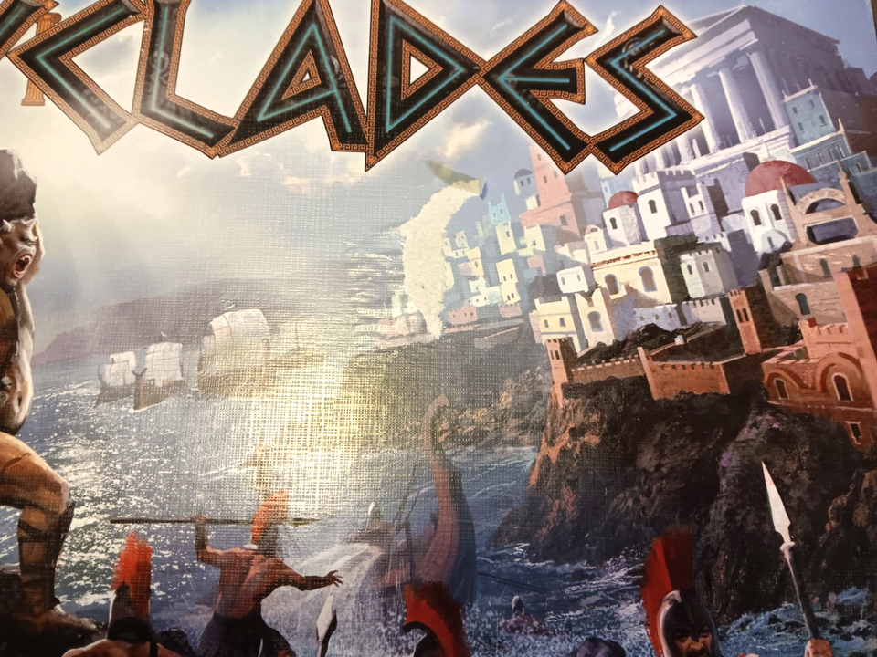 Cyclades Board Game w/Titans Expansion! (Two Boxes) * Asmodee