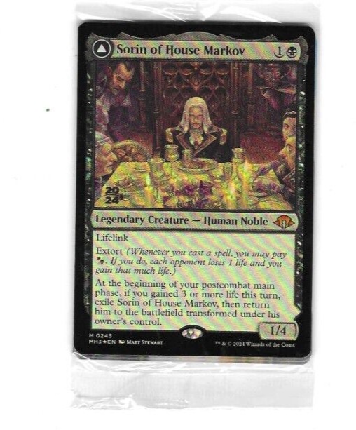 MTG: Sorin of House Markov * Modern Horizons 3 * Prerelease Foil