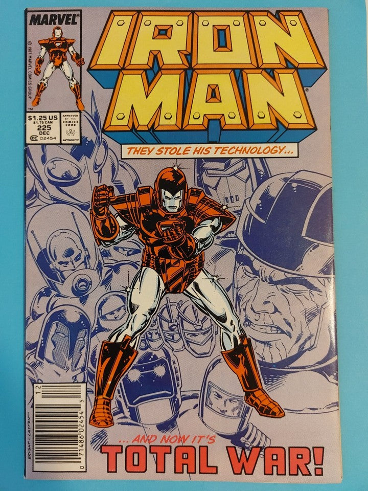 Iron Man #225: Marvel: 1987 : F/VF
