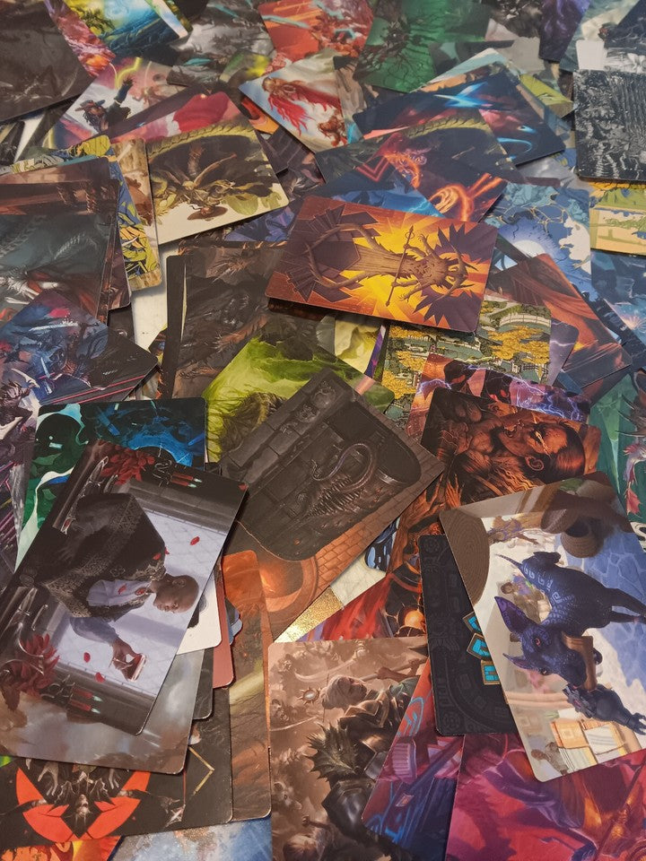 MTG Art Series Mixed Lot Of 33 Cards : 3 Gold Signature : NO DUPES