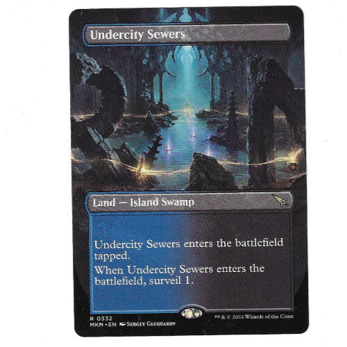 MTG - Undercity Sewers * Murders at Karlov Manor * Borderless*