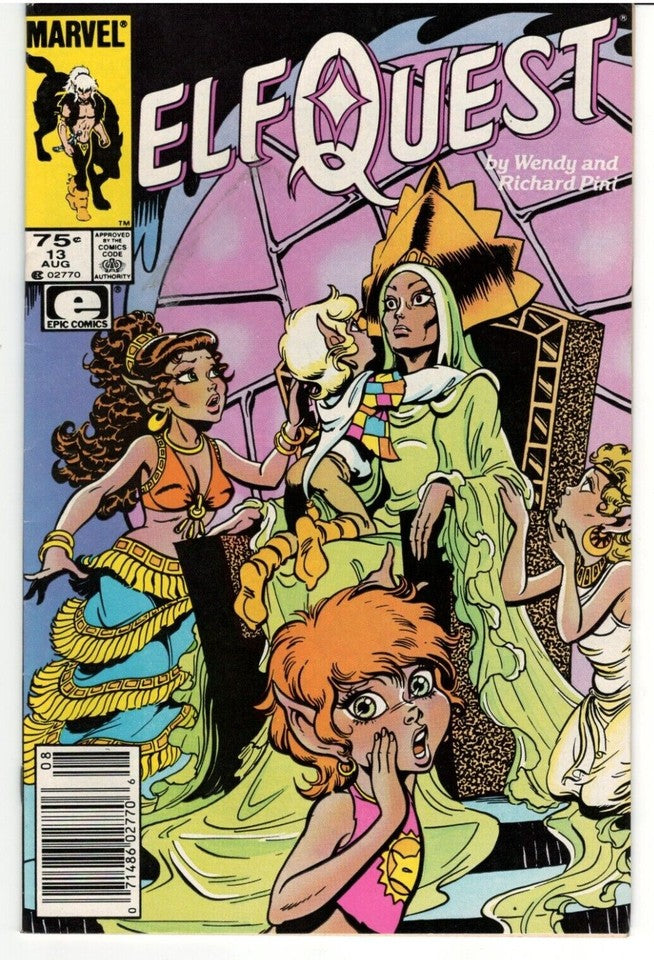 Lot of 10 ElfQuest Comics : MARVEL/EPIC : Issues #11-13,16,17,20-22,24 & 25