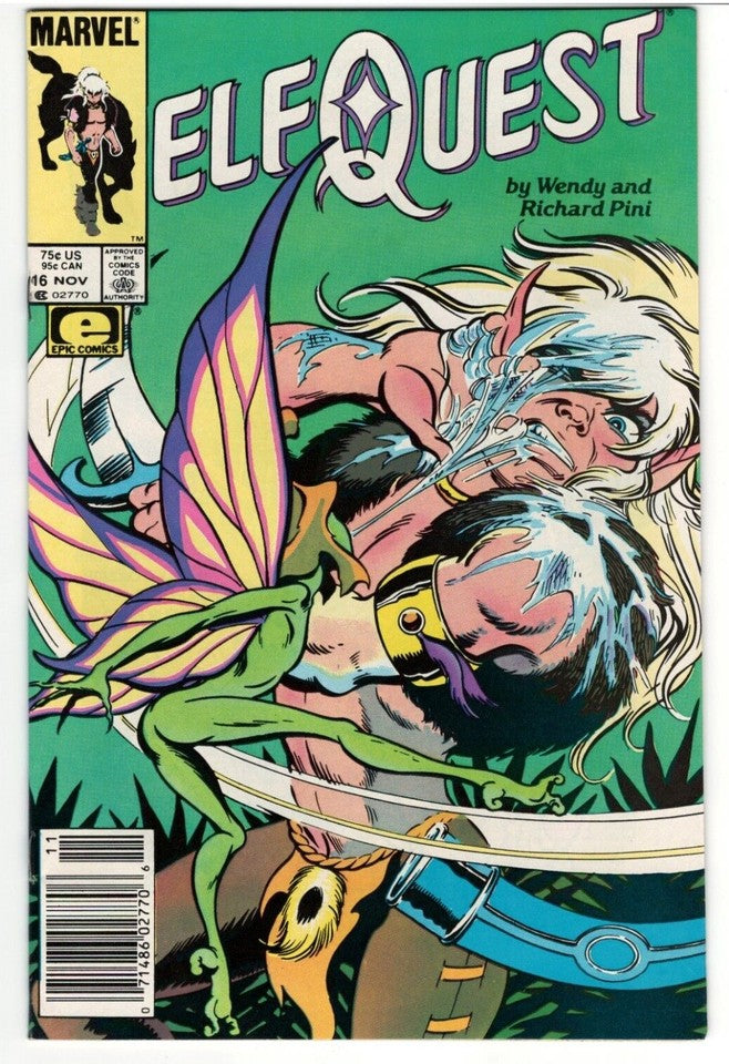 Lot of 10 ElfQuest Comics : MARVEL/EPIC : Issues #11-13,16,17,20-22,24 & 25