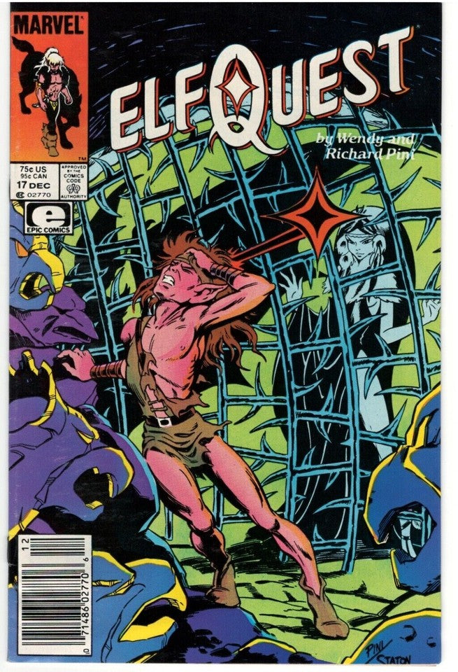 Lot of 10 ElfQuest Comics : MARVEL/EPIC : Issues #11-13,16,17,20-22,24 & 25