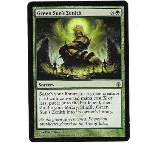MTG - Green Sun's Zenith-Mirrodin Besieged-RARE