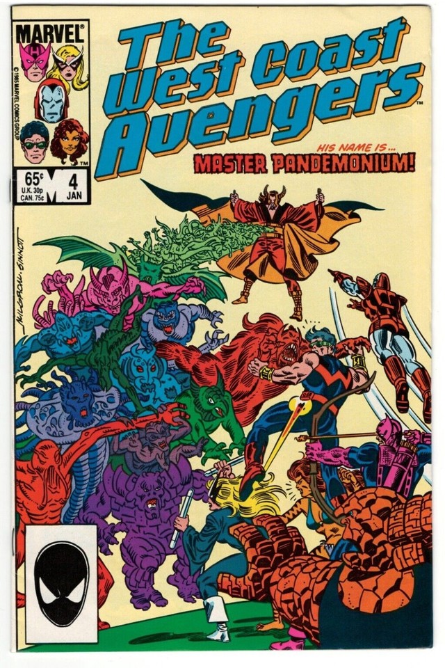 Lot of 10 West Coast Avengers Issues -#2,4,6-13 : MARVEL : 1985 Series :