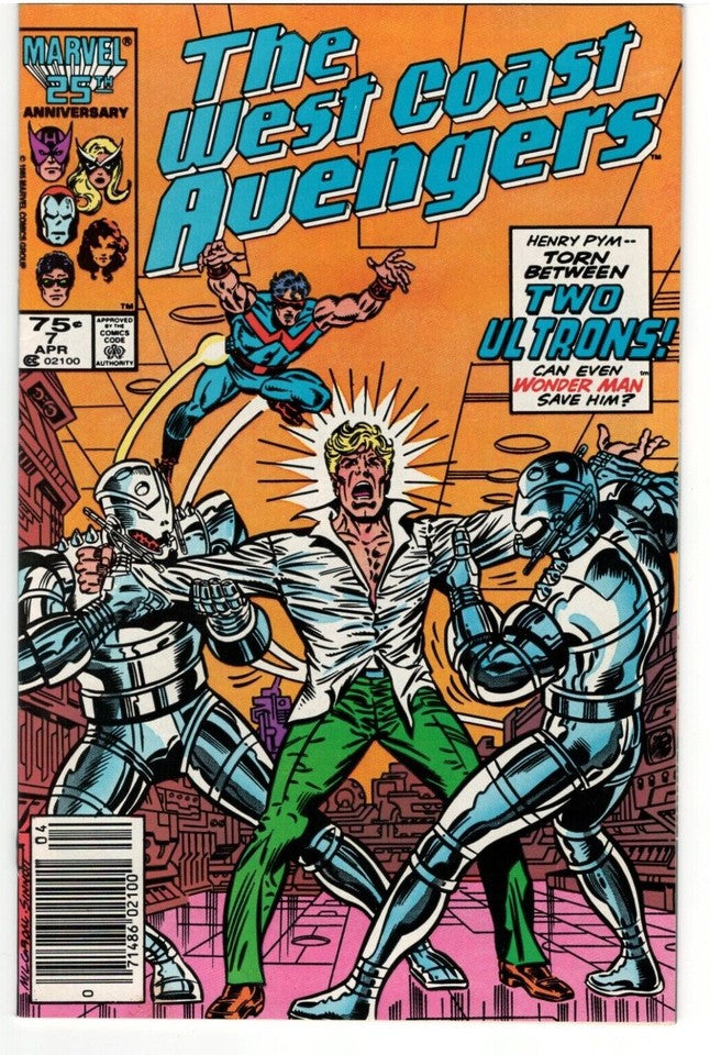 Lot of 10 West Coast Avengers Issues -#2,4,6-13 : MARVEL : 1985 Series :