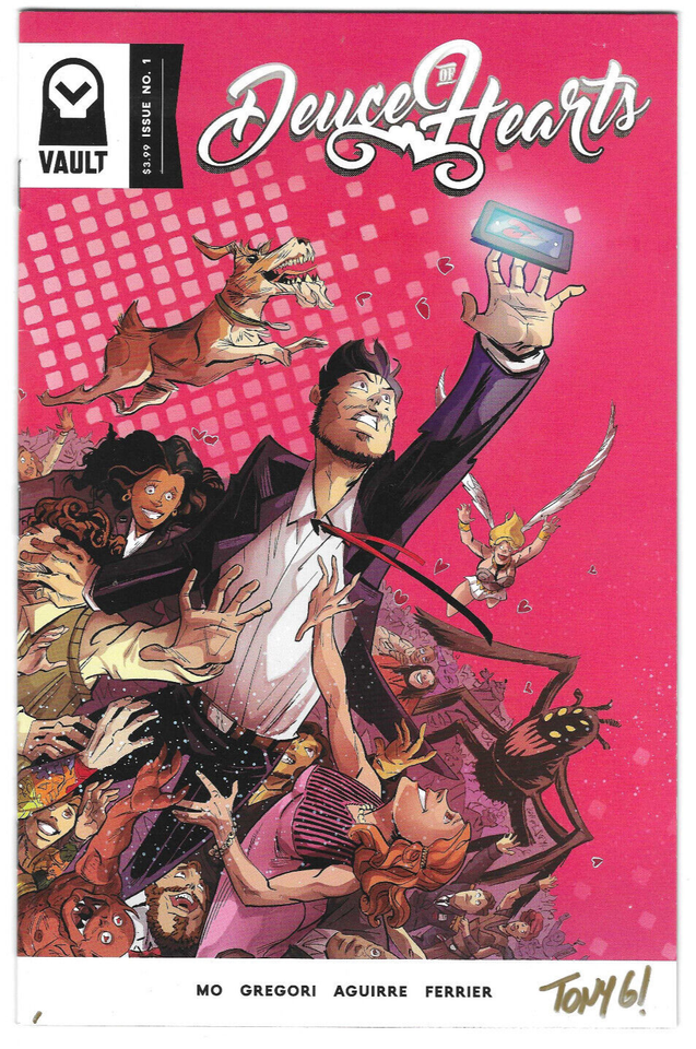 Deuce of Hearts #1 : Vault Comics : 2017 : Signed by Artist