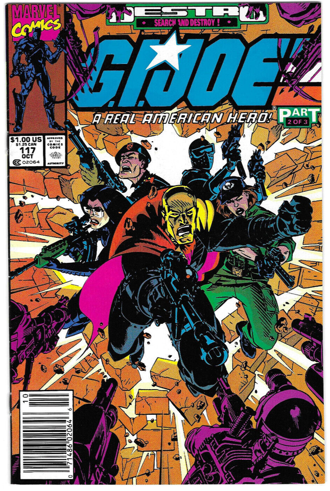 G.I. Joe - A Real American Hero #117 : 1991 : MARVEL : F/VF :