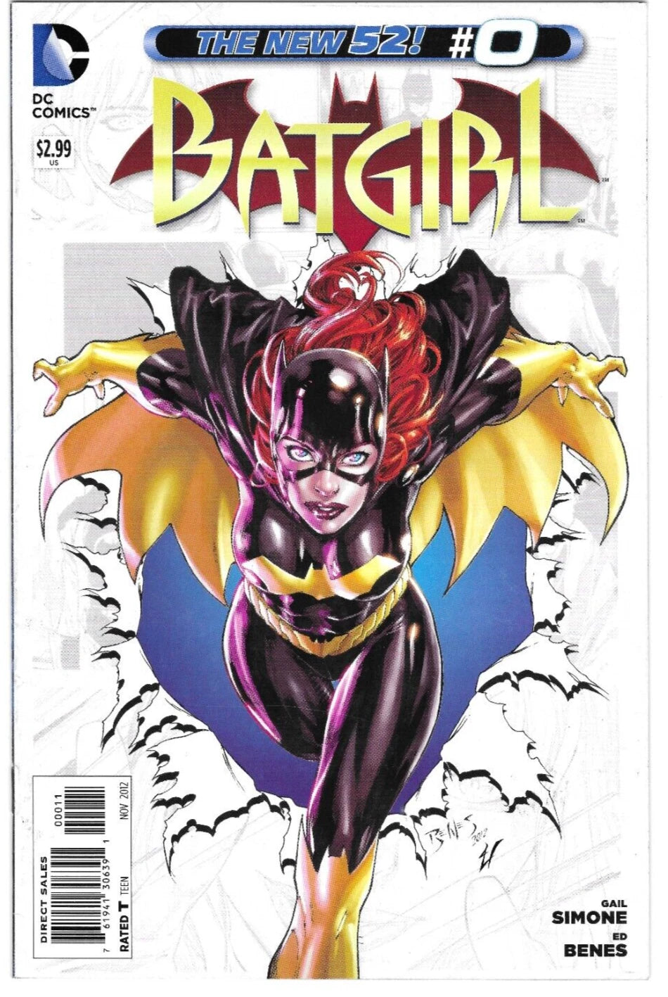 BATGIRL #0 : 2012 : DC : New 52