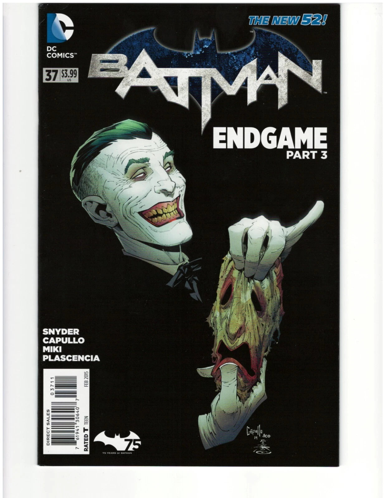 BATMAN #37 : 2015 : DC : New 52 : VF/NM : Endgame Part 3
