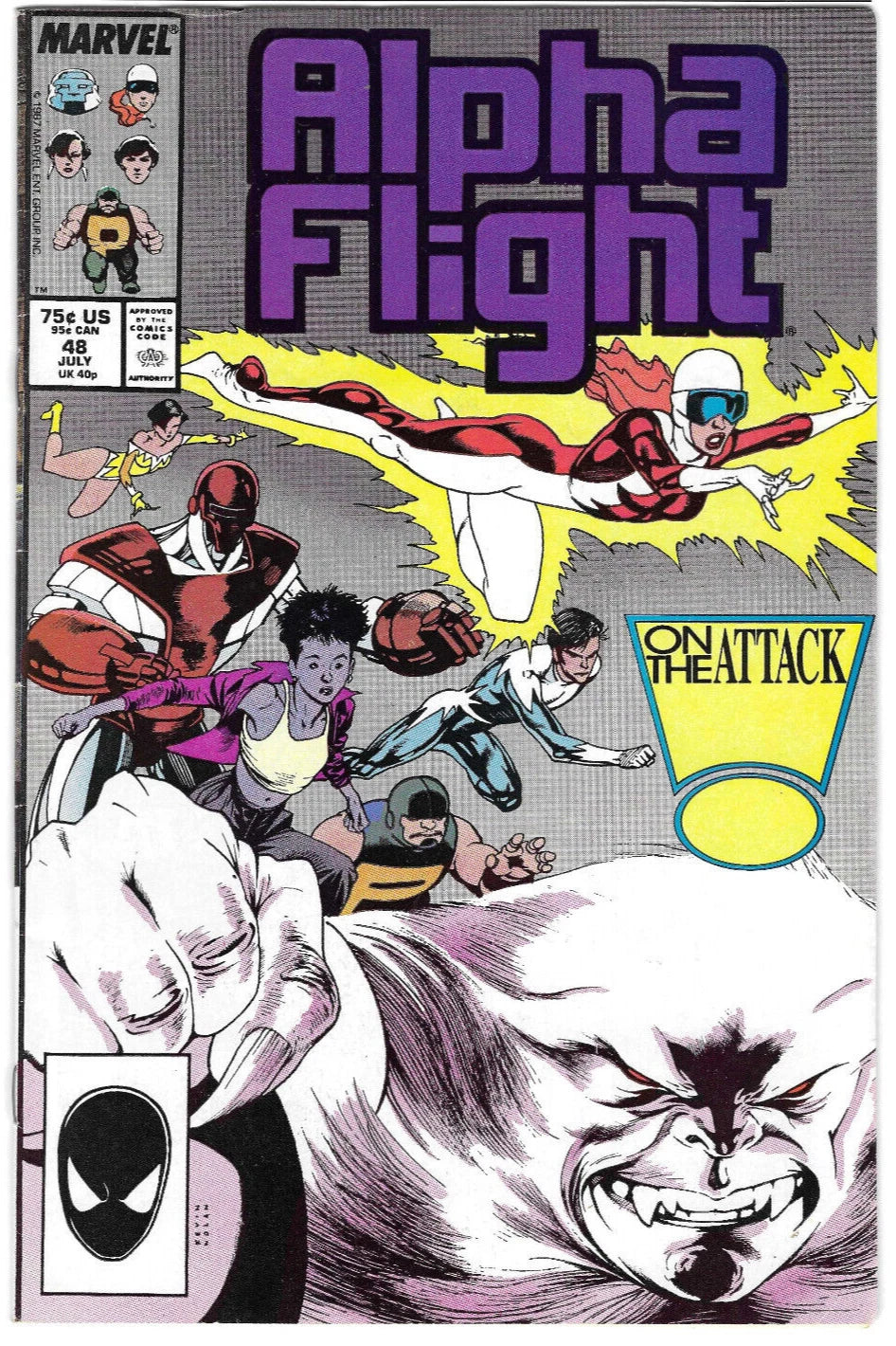 Alpha Flight #48 : 1987 : MARVEL : F/VF