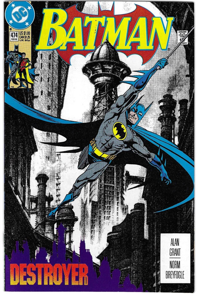 BATMAN #474 : 1991 : DC : VF/NM :