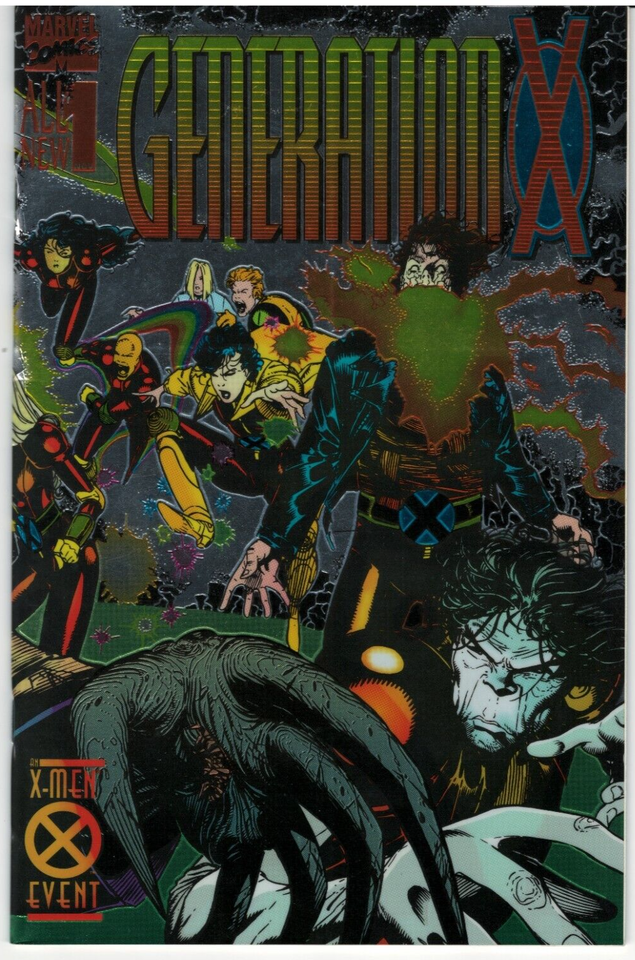 Generation X #1 : 1994 : MARVEL : VF/NM : 1st App. Chamber and Emplate : FOIL