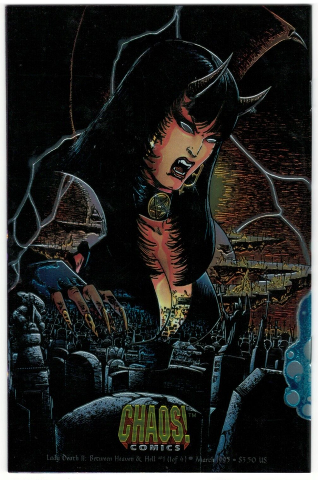 Lady Death II : Between Heaven and Hell #1 of 4 : CHAOS! : 1995 : FOIL COVER