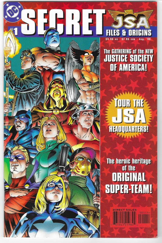 DC Comics : JSA Secret Files & Origins #1 : 1999 : 1st App. Second Hawkgirl