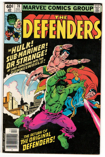 The Defenders #78 : MARVEL : 1979 : Vintage : F/VF