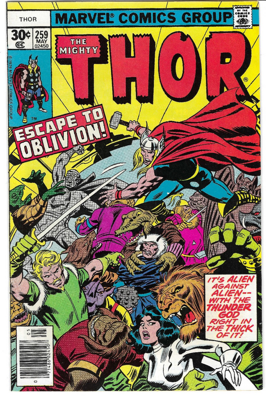 The Mighty Thor #259 : 1977 : Marvel Comics : F/VF