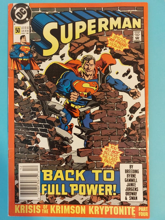 Superman #50: DC Comics: 1990