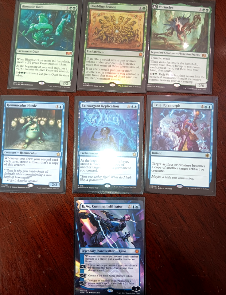 MTG - Zimone, Paradox Sculptor : Custom Commander Deck :* FULLY SLEEVED *