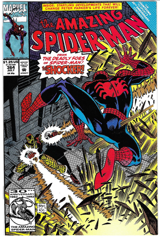 the AMAZING SPIDER-MAN #364 : 1992 : Marvel : VF/NM