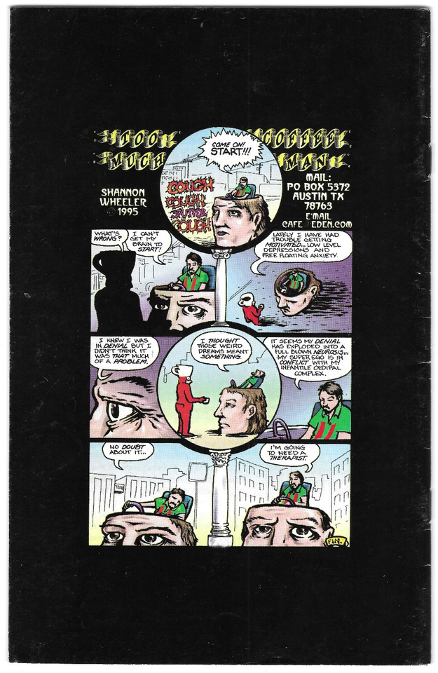 Too Much Coffee Man #1 : Adhesive Comics : 1993 : F/VF : 6th Printing
