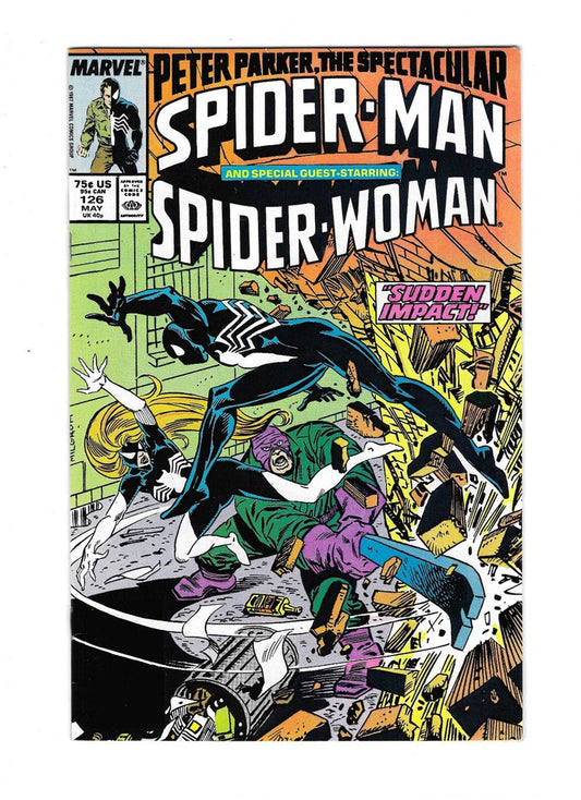 Peter Parker, The Spectacular Spider-Man #126: Marvel: 1987: NM