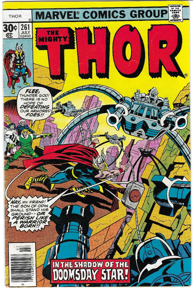 The Mighty Thor #261 : MARVEL : NEWSSTAND : 1977 : VG/F