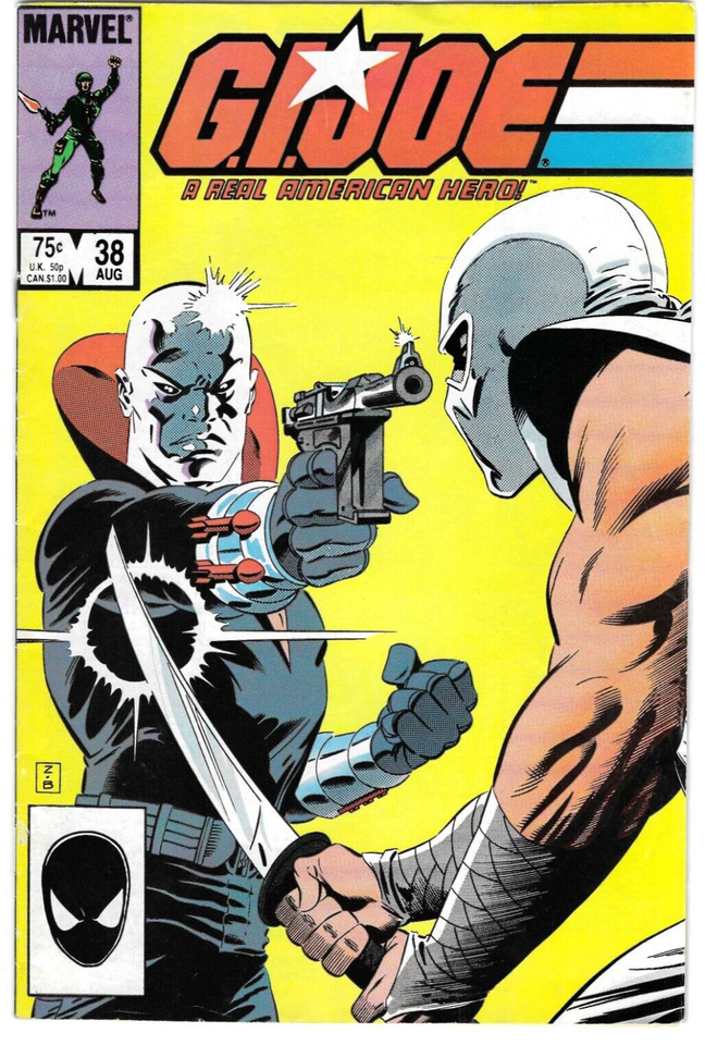 G.I. Joe #38 : 1985 : MARVEL : F/VF : Storm-Shadow betrays Cobra
