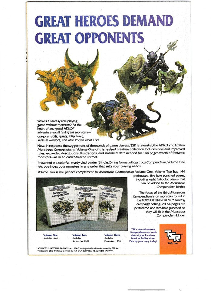 Daredevil #273 (1989) [Mark Jewelers Insert]