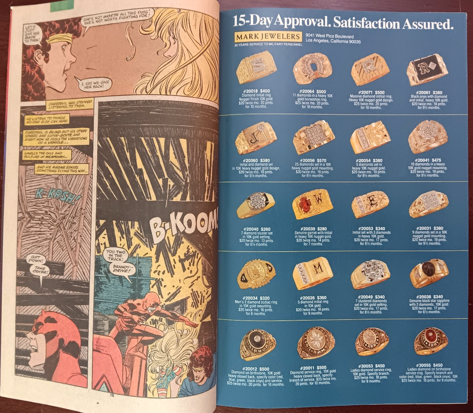 Daredevil #273 (1989) [Mark Jewelers Insert]