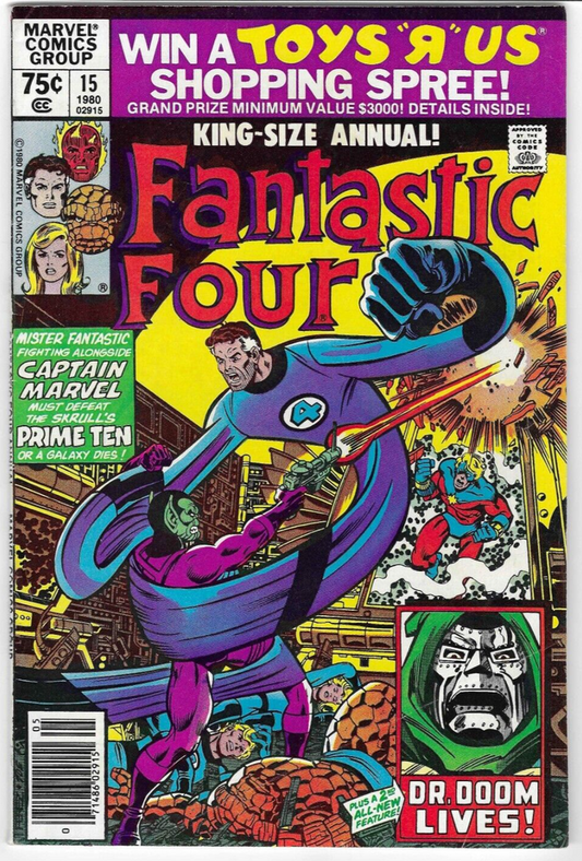 Fantastic Four Annual #15: MARVEL : 1980 : F/VF: